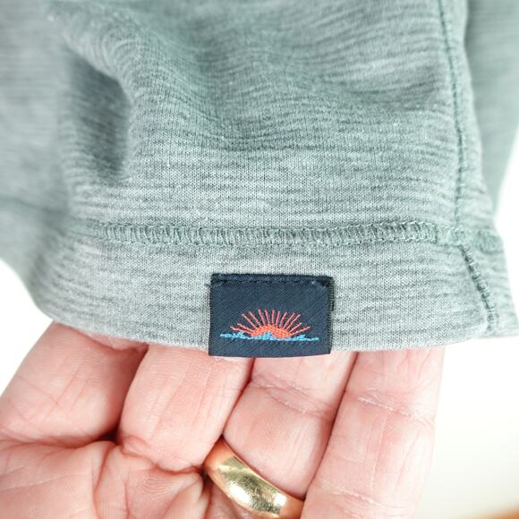 Faherty Pullover Mens SZ M 1/4 Zip Light Academia Preppy Timeless Classic Casual - Picture 3 of 10